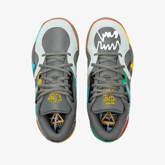 Puma TRC Blaze Court Mens Basketball Shoes Gray Multi 378961-01 NEW Multi Sz - Picture 3 of 7